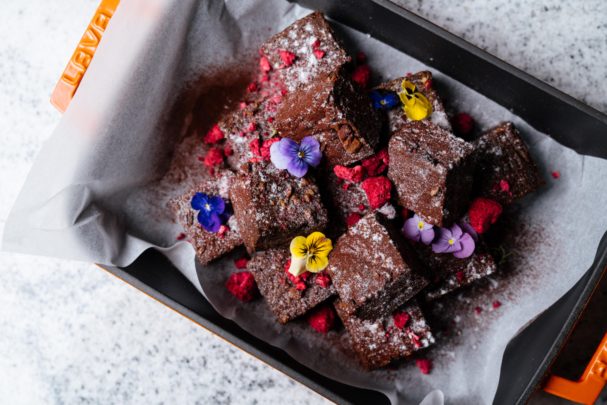 Dark Chocolate & Caramel Brownies