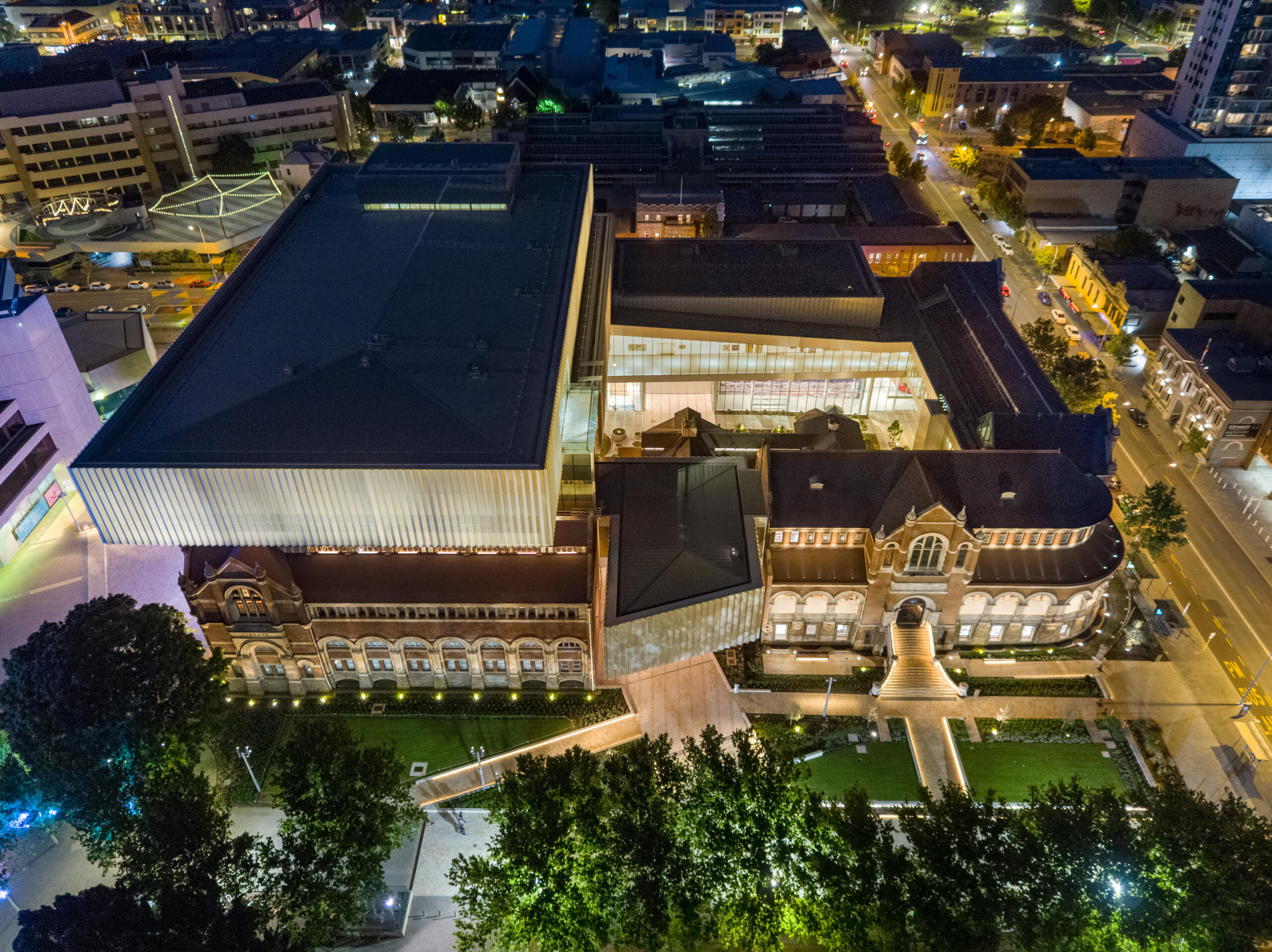 Aerial View of WA Museum Boola Bardip, Perth