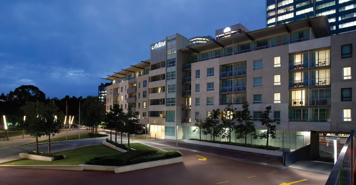 Adina Apartment Hotel Perth Mounts Bay Road Perth Convention Centre Acccommodation
