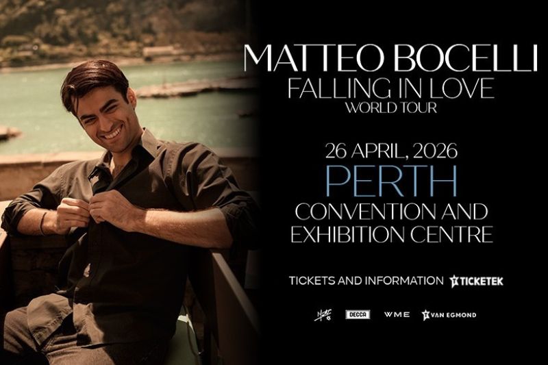 Matteo Bocelli - Falling in Love World Tour Matteo Bocelli Perth