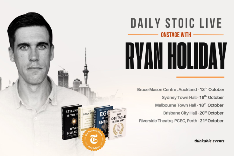 Daily Stoic Live onstage with Ryan Holiday Ryan Holiday