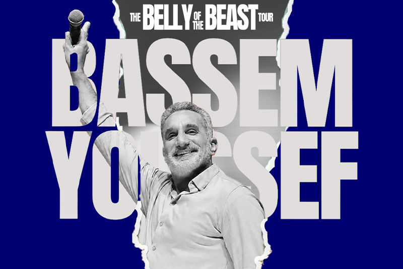 Bassem Youssef - The Belly of the Beast Tour BassemYoussef-RiversideTheatre-800x533